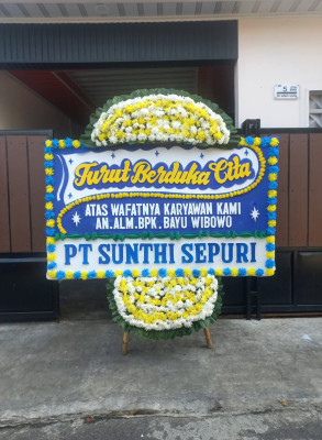 Papan Bunga Duka di Panunggulan
